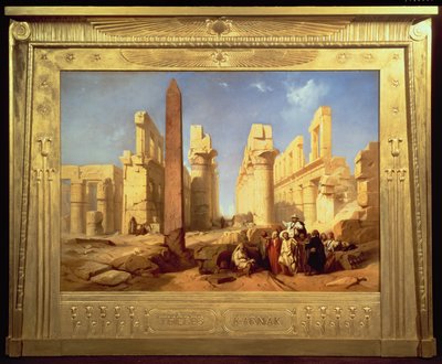 The Ruins of the Palace of Karnak at Thebes, 1856 by Jacob Jacobs